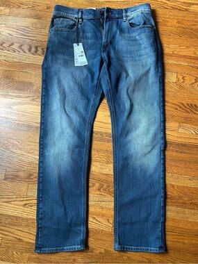 G-Star Straight Fit Washed Blue Jeans